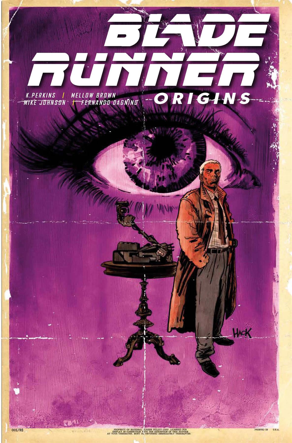 Blade Runner Origins #2 Cvr D Hack (Cvr D Hack) Titan Comics Comic Book 2021