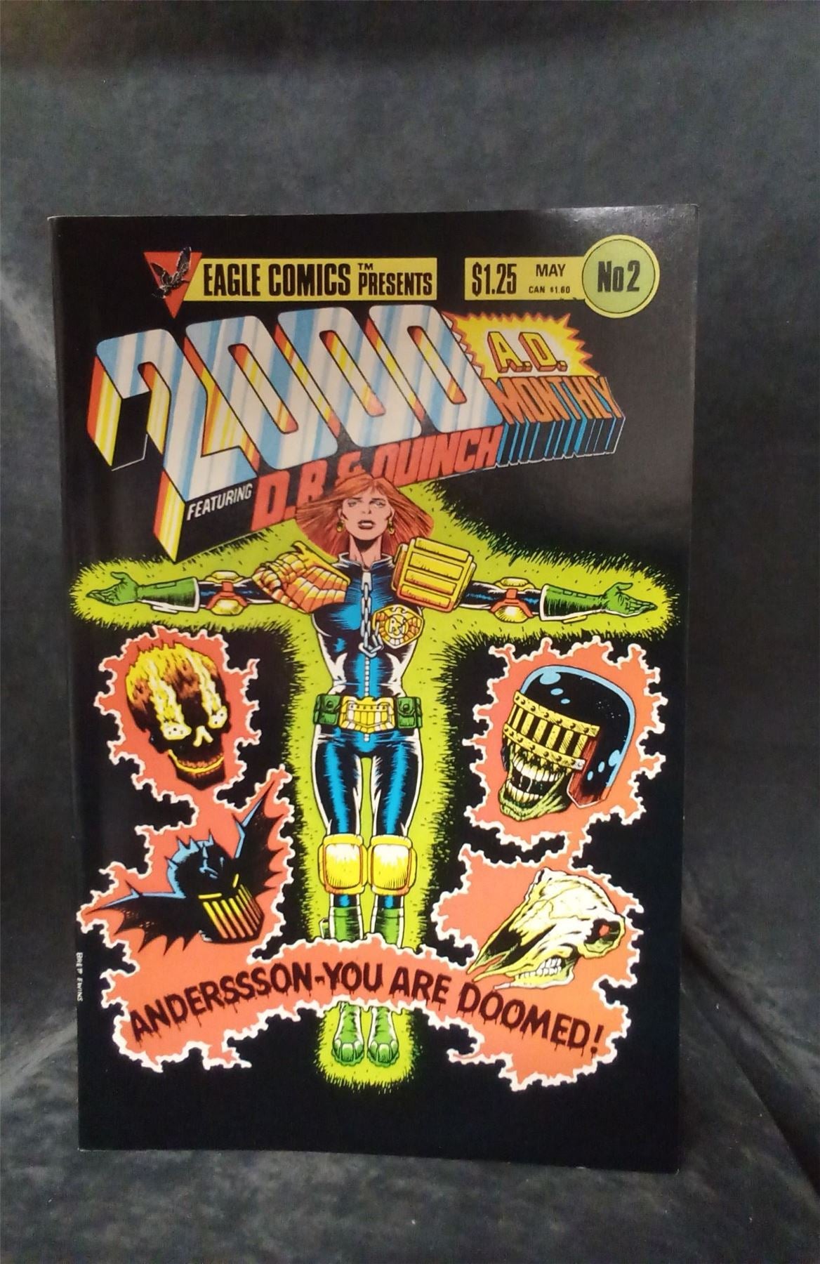 2000 A.D #2 1986 Comic Book