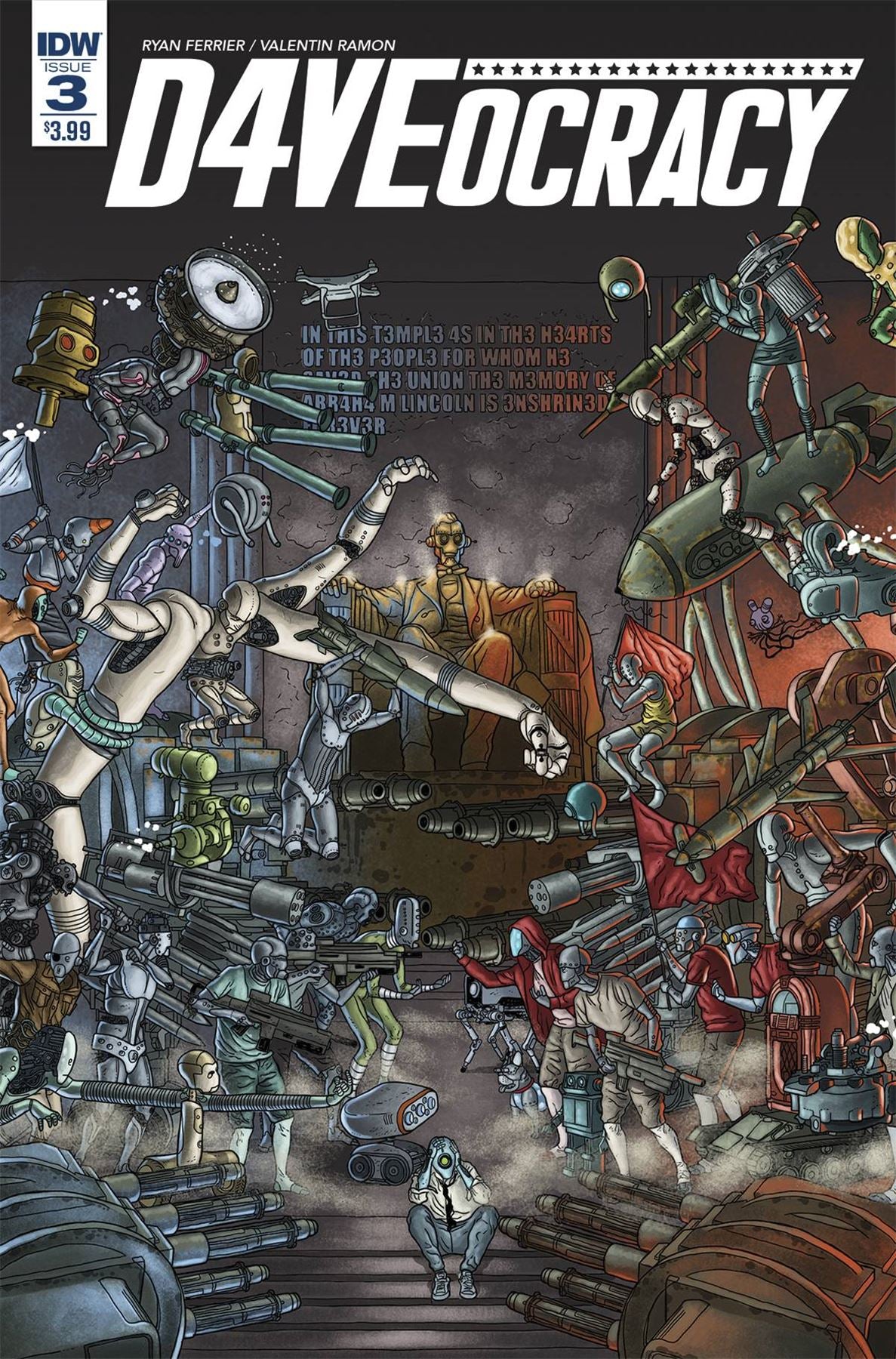 D4veocracy #3 Idw Publishing Comic Book