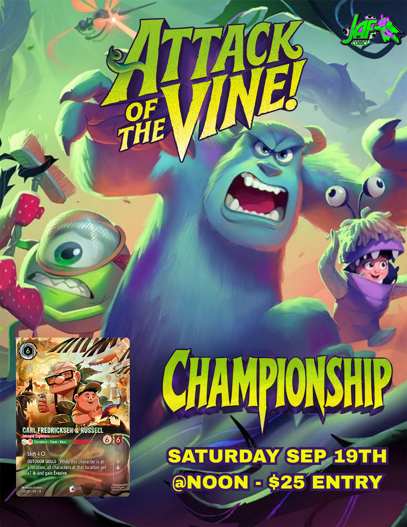 Lorcana Store Championship: Attack of the Vine Saturday 09/19/26 @ 12:00pm