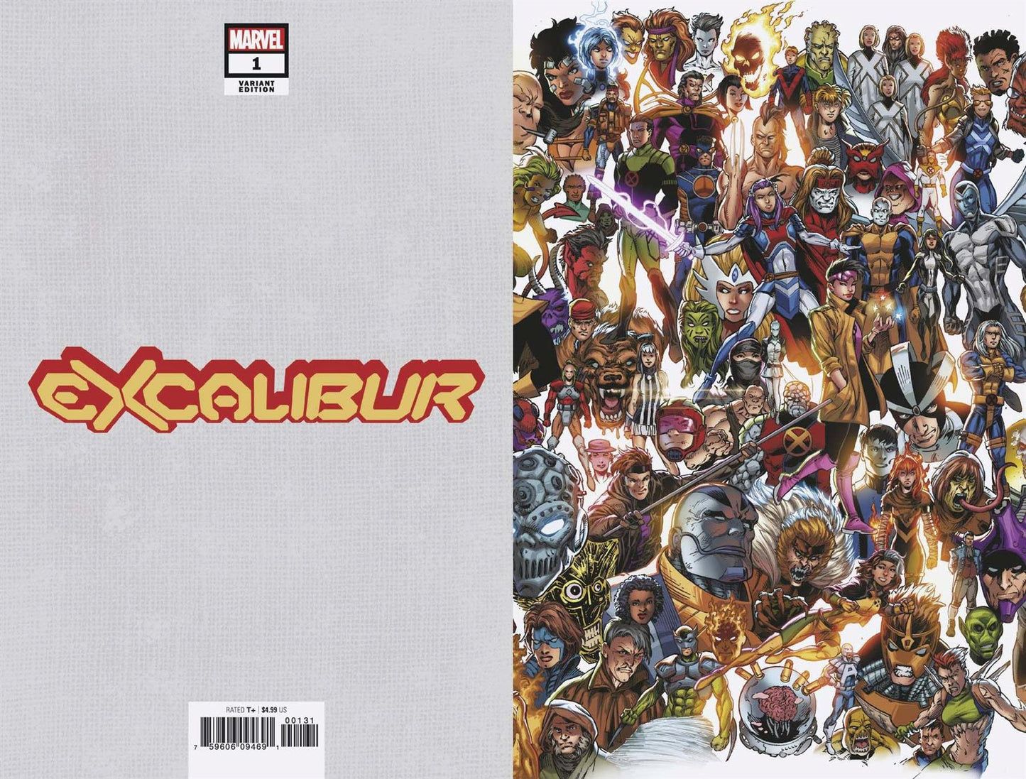 Excalibur #1 (Bagley Every Mutant Ever Var Dx) Marvel Comics Comic Book