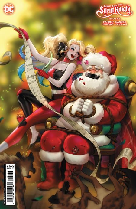 Batman Santa Claus Silent Knight #2 (of 4) Cvr B Lesley Leirix Li Card Stock Var DC Comics Comic Book