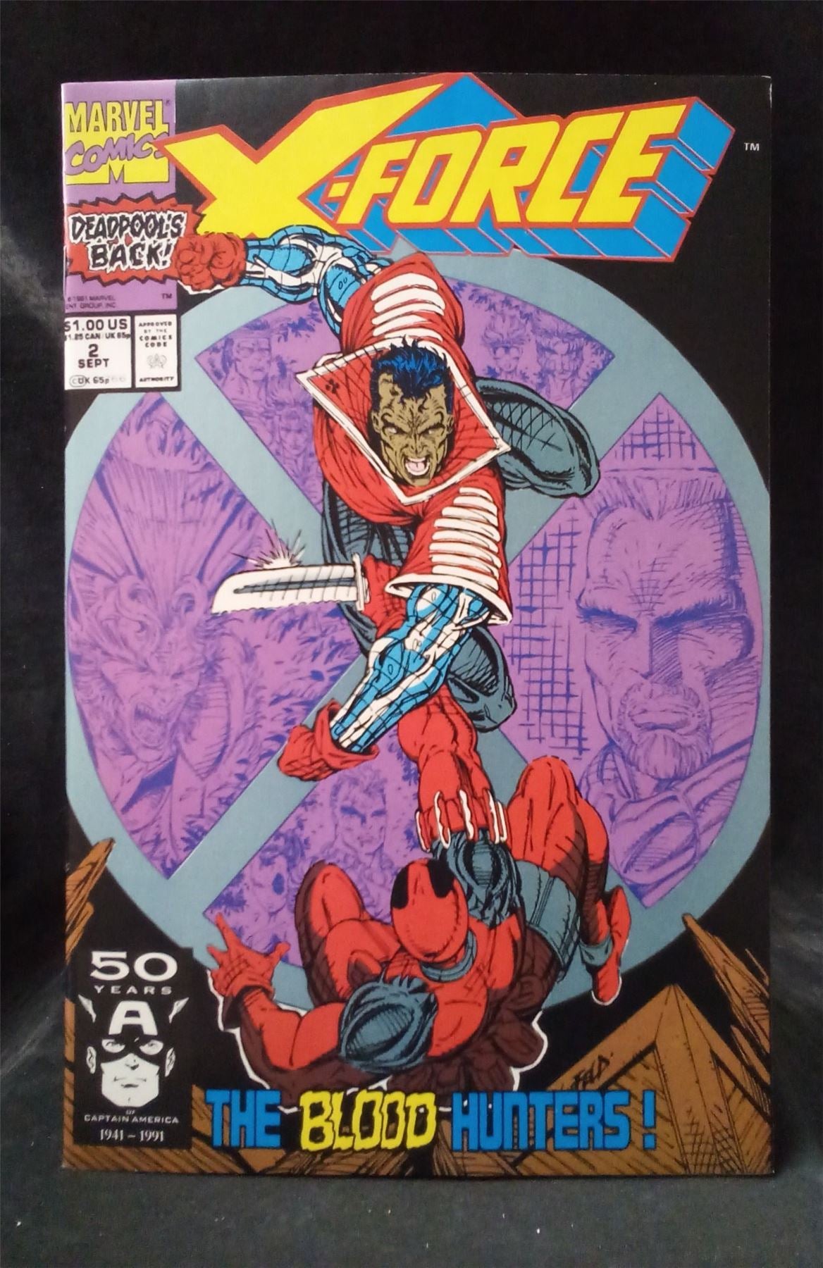 X-Force #2 1991 Marvel Comic Comic Book
