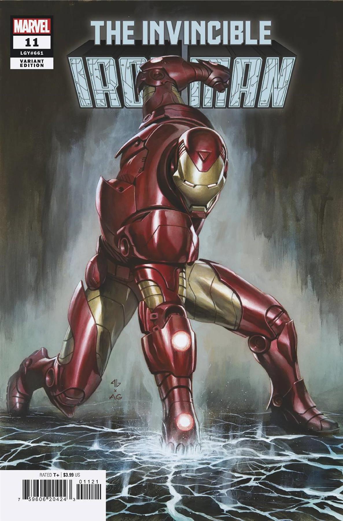Invincible Iron Man #11 Adi Granov Homage Var (Adi Granov Homage Var) Marvel Prh Comic Book 2023