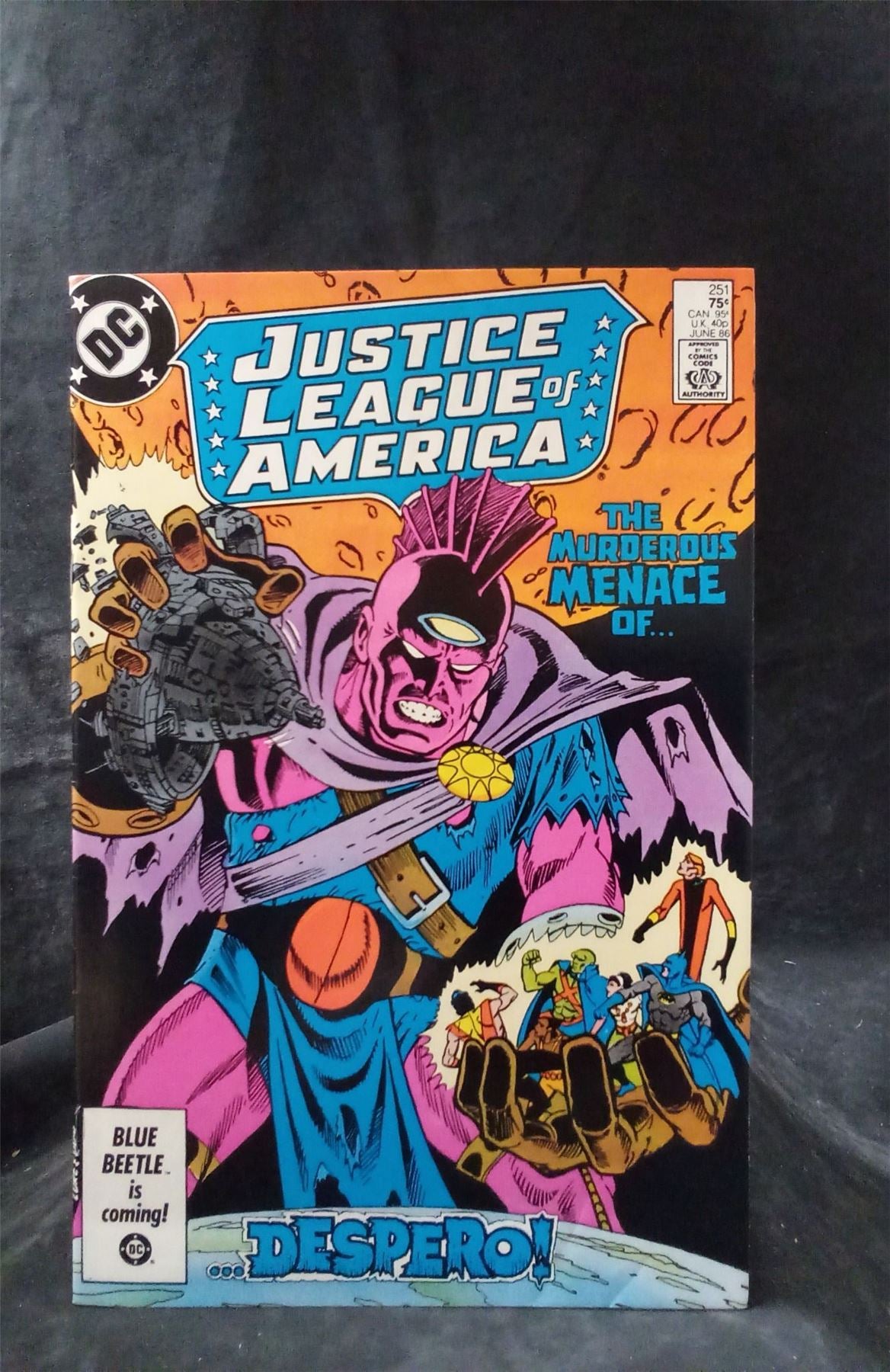 Justice League of America #251 1986 DC Comics Comic Book