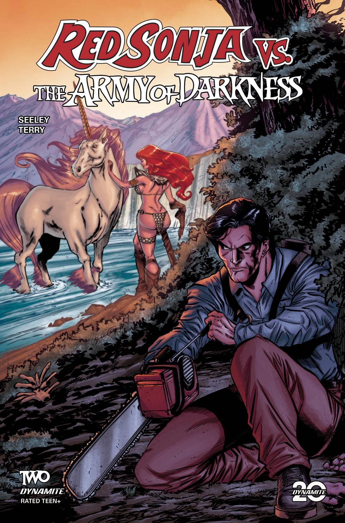 Red Sonja Vs Aod #2 Cvr B Seeley Dynamite Comic Book