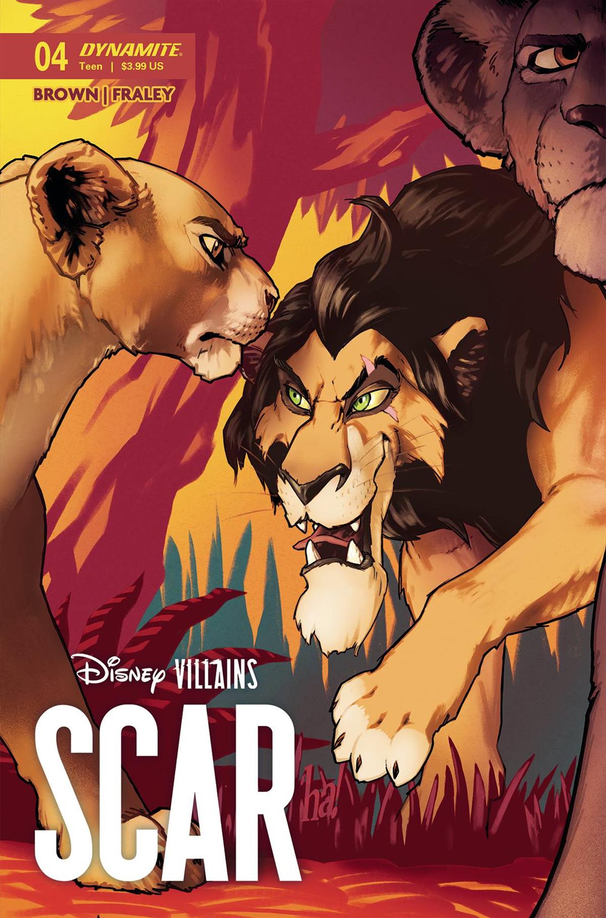 Disney Villains Scar #4 Cvr E Ha Dynamite Comic Book