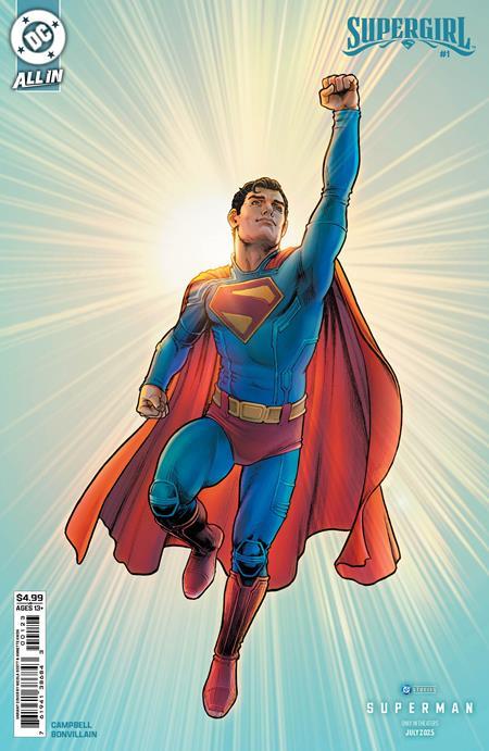 Supergirl #1 Cvr I Nicola Scott Superman Movie Card Stock Var DC Comics Comic Book