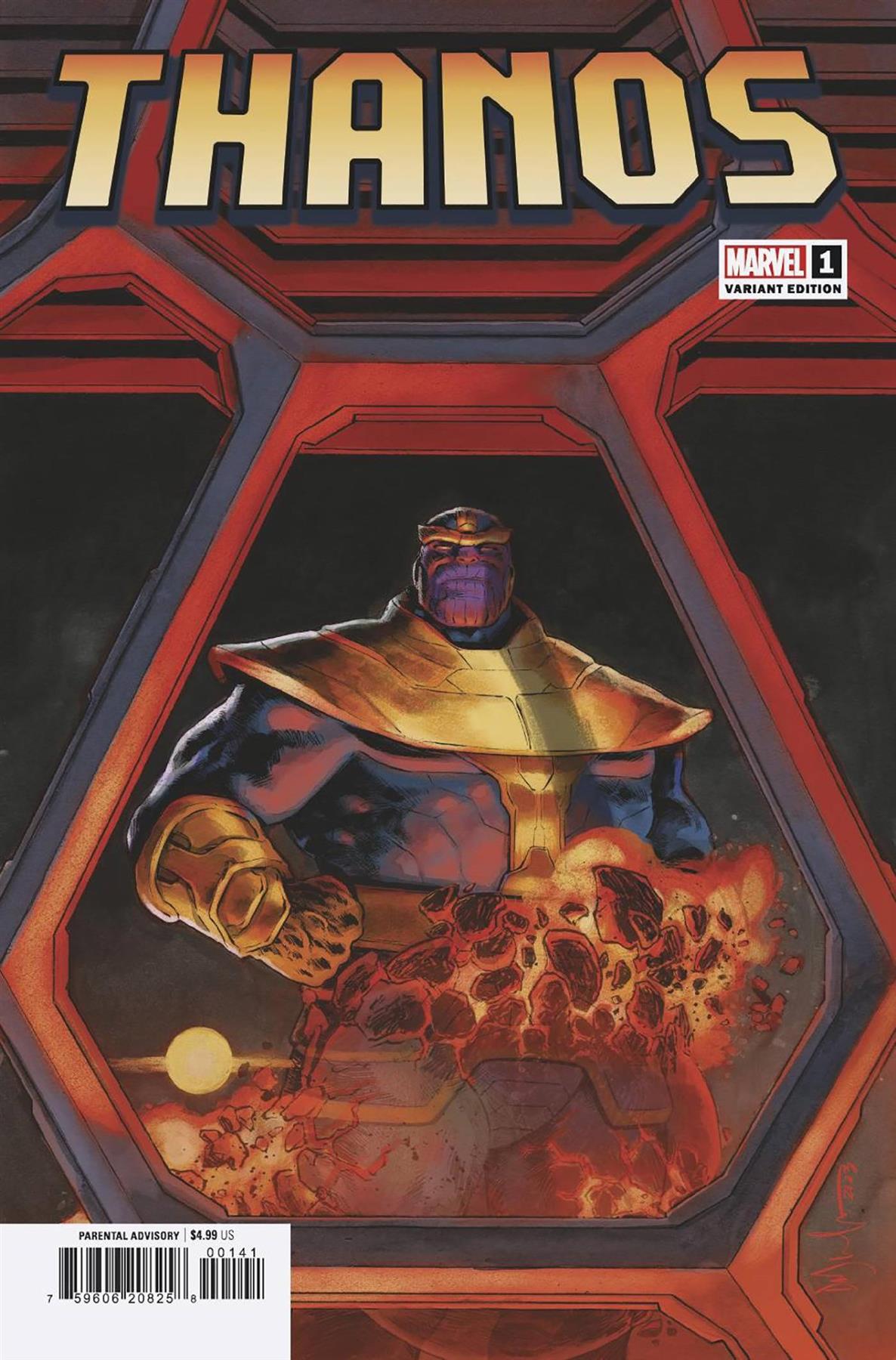 Thanos #1 Dave Wachter Windowshades Var Marvel Prh Comic Book () Marvel Prh Comic Book