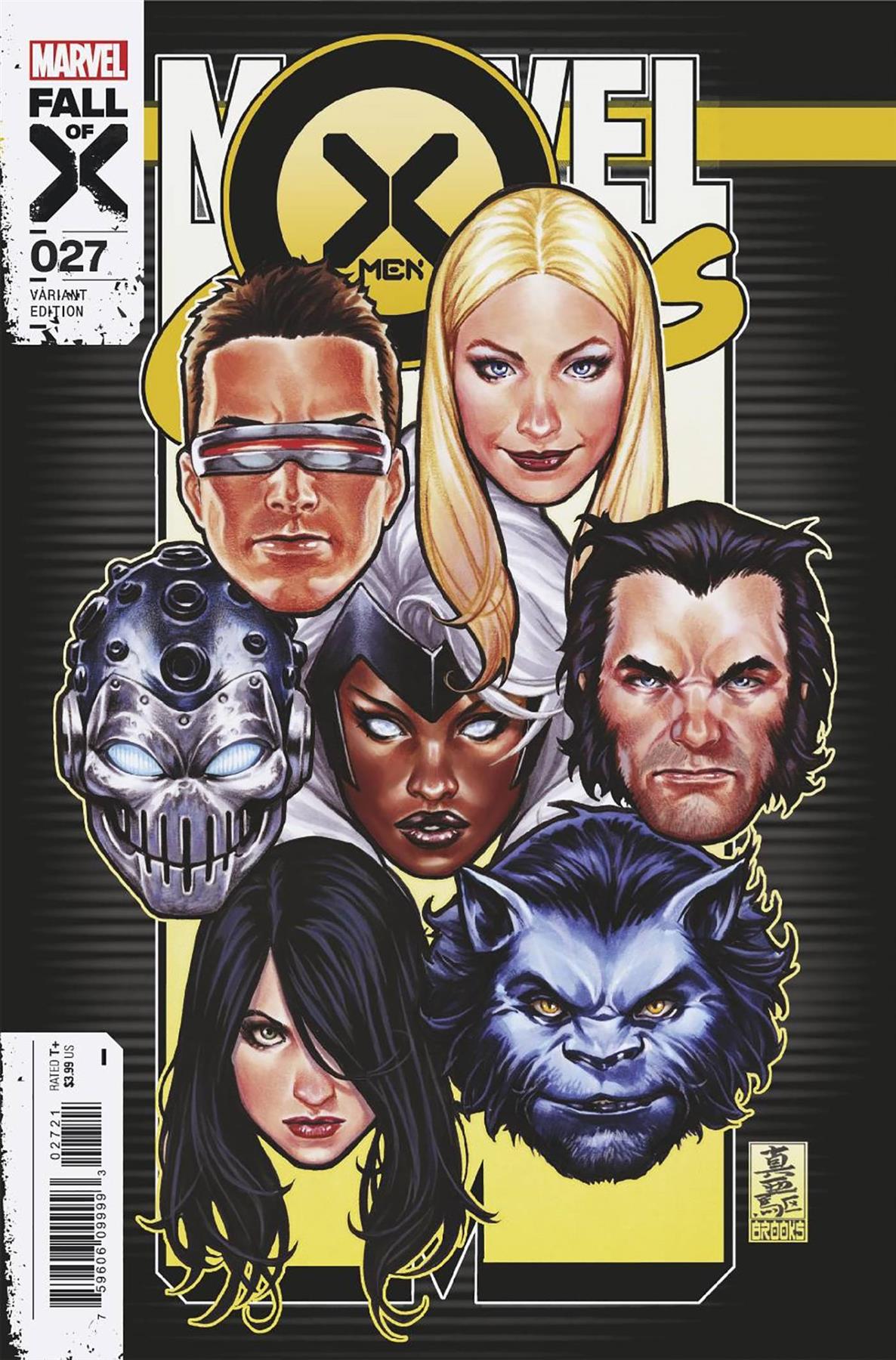 X-men #27 Mark Brooks Corner Box Var (Mark Brooks Corner Box Var) Marvel Prh Comic Book 2023