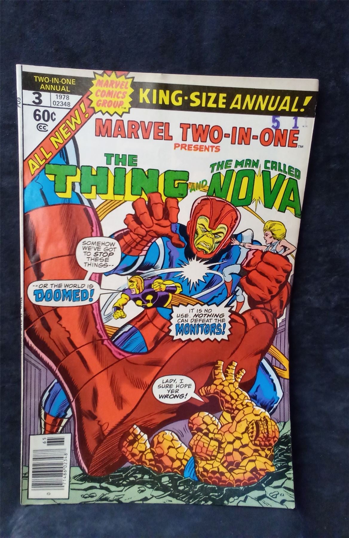 Marvel Two-in-One Annual #3 1978 marvel Comic Book