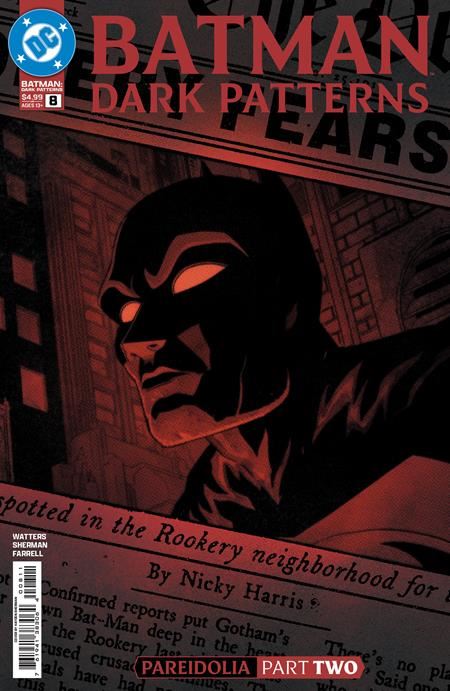 BATMAN DARK PATTERNS #8 (OF 12) CVR A HAYDEN SHERMAN DC Comics Comic Book 2025