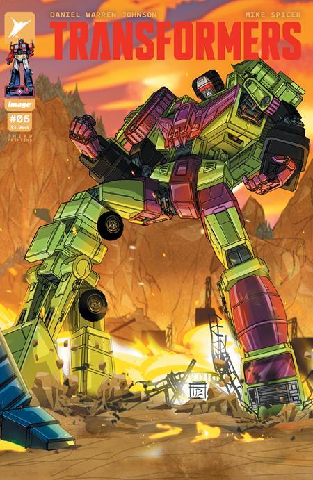 Transformers #6 Third Printing Image Comics Comic Book