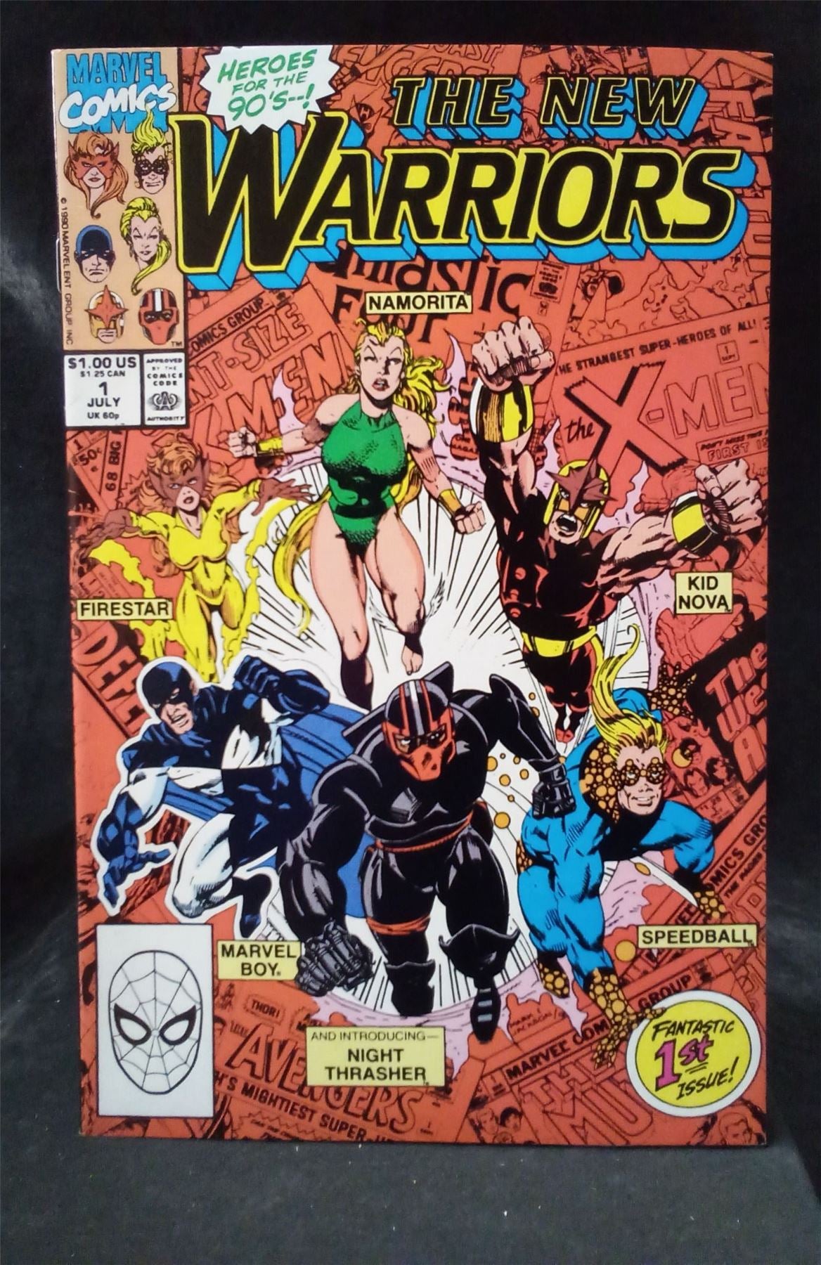 The New Warriors #1 1990 Marvel Comics Comic Book
