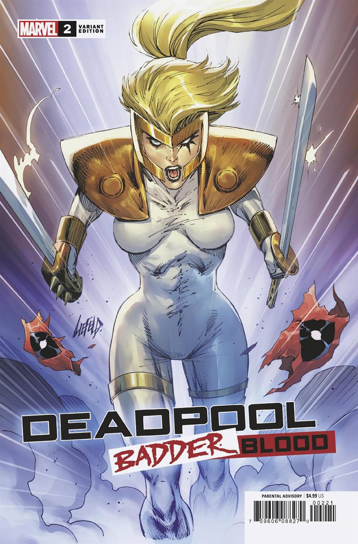 Deadpool Badder Blood #2 (Rob Liefeld Var) Marvel Prh Comic Book 2023