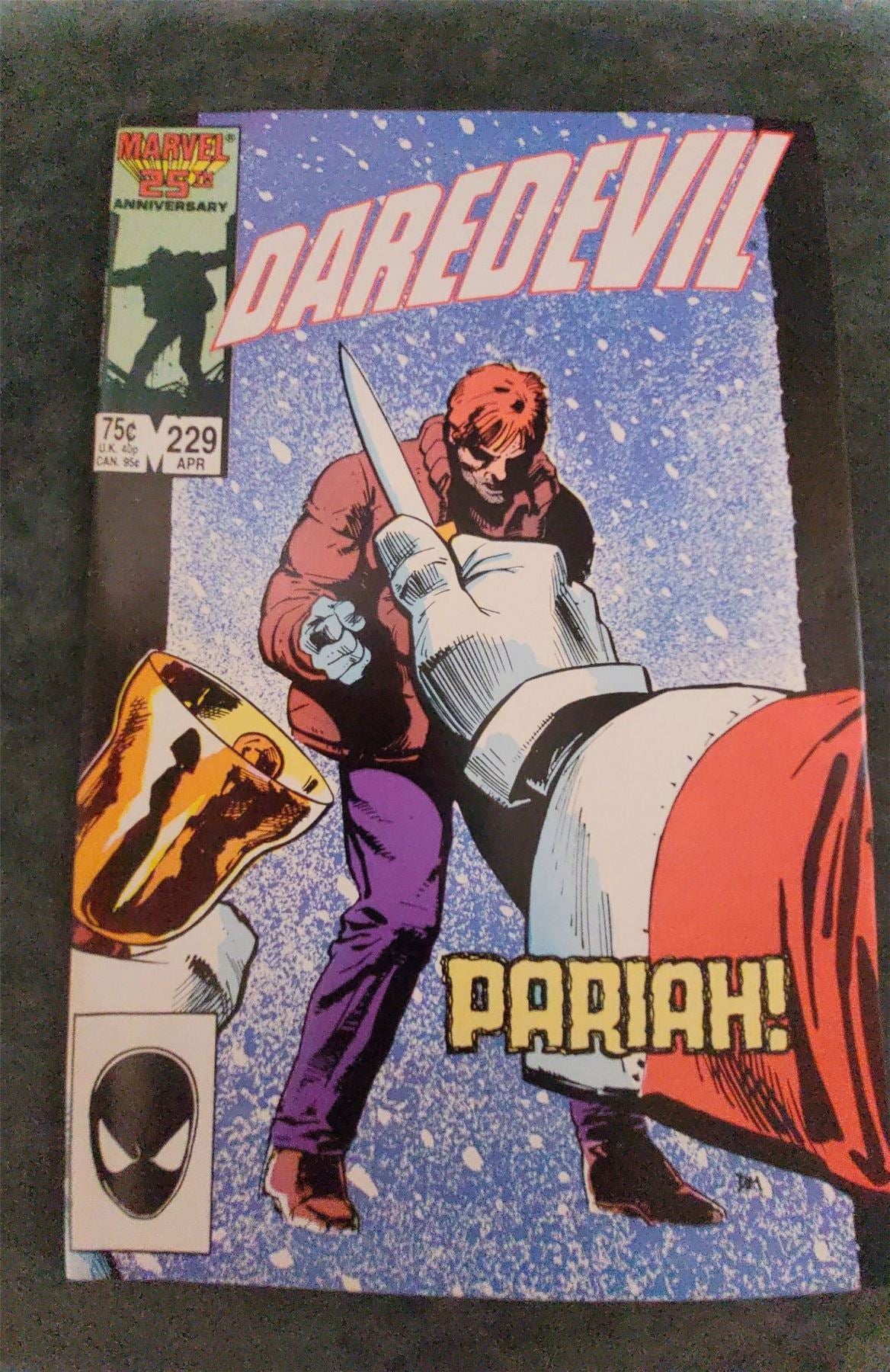 Daredevil #229 1986 marvel Comic Book