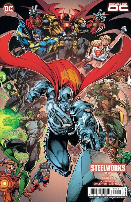 Steelworks #6 (of 6) Cvr B V Ken Marion & Danny Miki Card Stock Var DC Comics Comic Book