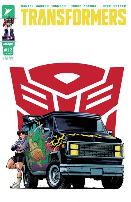 Transformers #12 2nd Ptg Cvr B Jason Howard Autobot Var Image Comics Comic Book