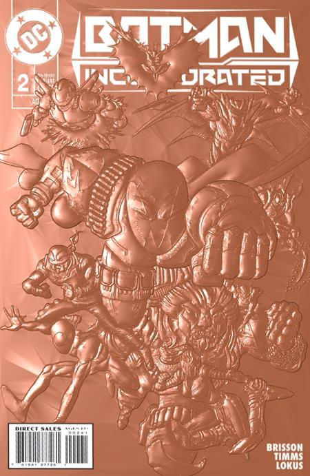 Batman Incorporated #2 Cvr C Chris Burnham 90s Cover Month Foil Multi-level Embossed Card Stock Var (net) Allocations May Occur DC Comics Comic Book
