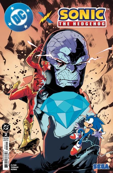 DC X SONIC THE HEDGEHOG #2 (OF 5) CVR A PABLO M COLLAR DC Comics Comic Book 2025