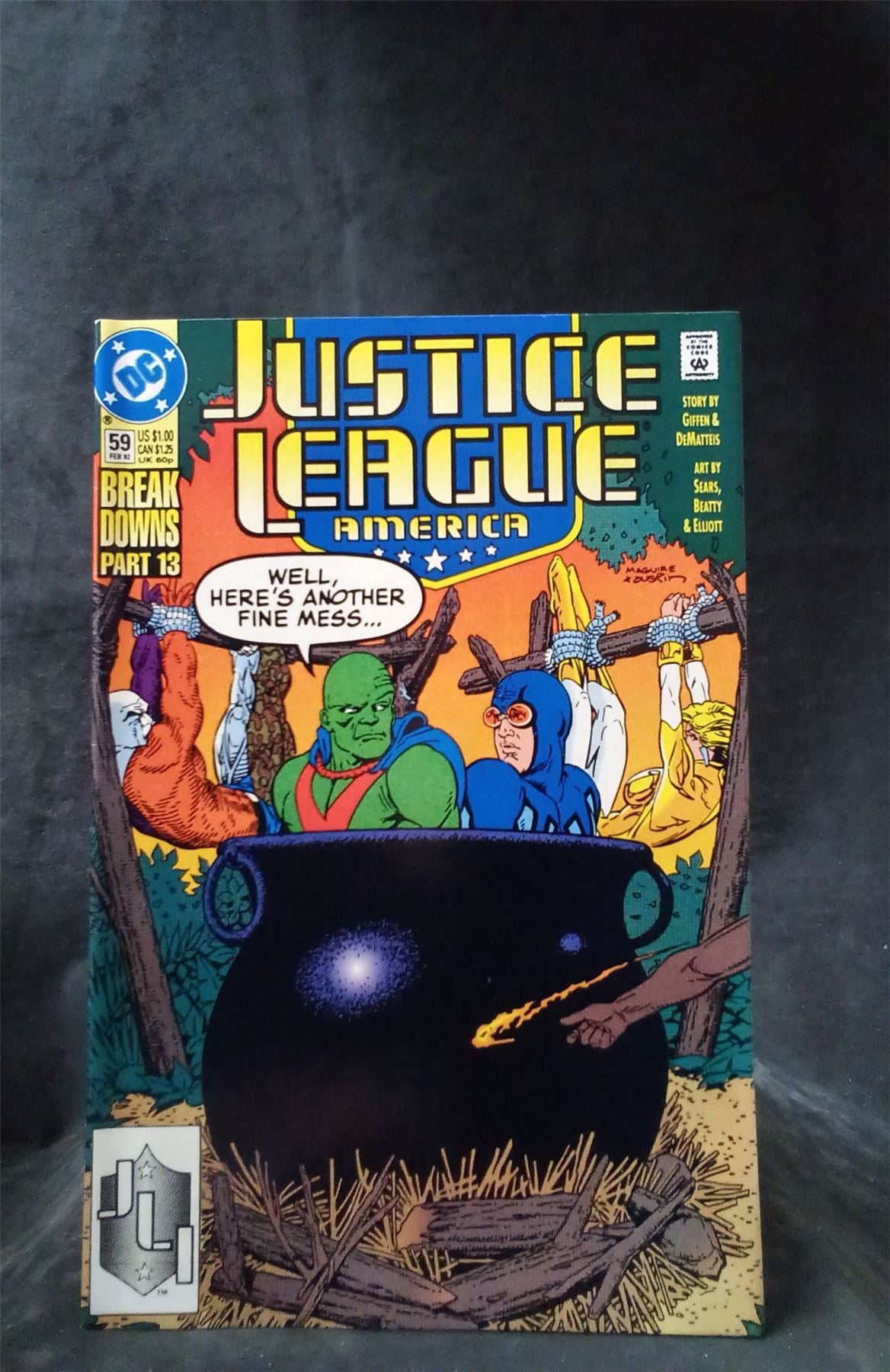 Justice League America #59 1992 DC Comics Comic Book