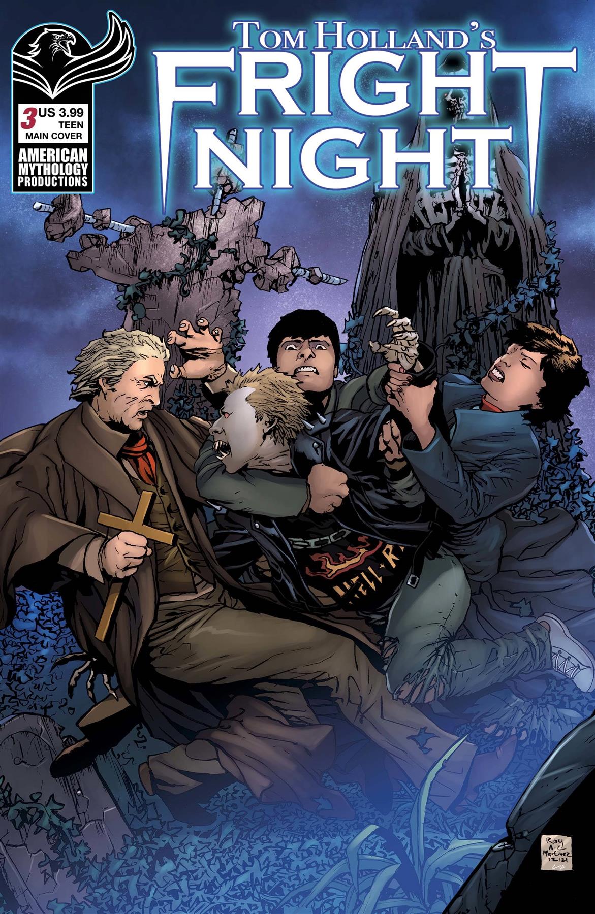 Tom Hollands Fright Night #3 Cvr A Martinez American Mythology Productions Comic Book