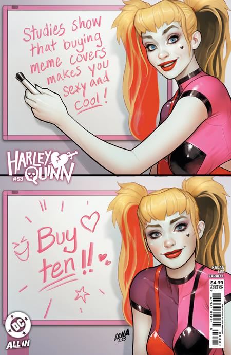 HARLEY QUINN #53 CVR B DAVID NAKAYAMA CARD STOCK VAR DC Comics Comic Book 2025
