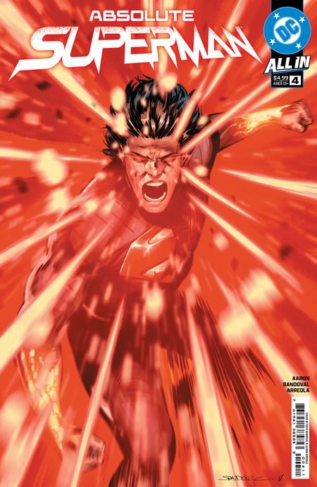 Absolute Superman #4 Cvr A Rafa Sandoval DC Comics Comic Book 2025