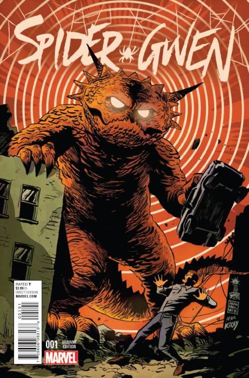 Spider-gwen #1 Francavilla Kirby Monster Var (Francavilla Kirby Monster Var) Marvel Comics Comic Book