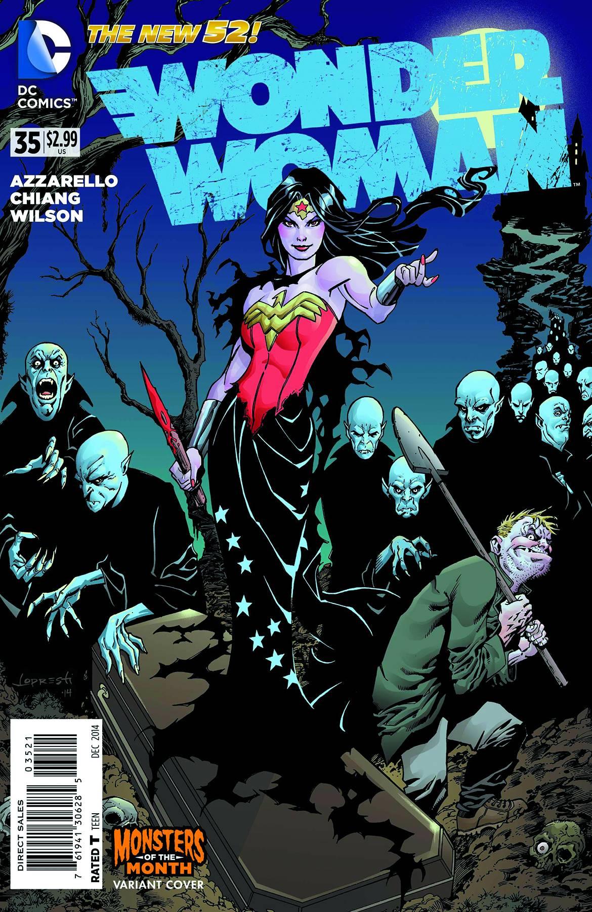 Wonder Woman #35 Monsters Var Ed DC Comics Comic Book