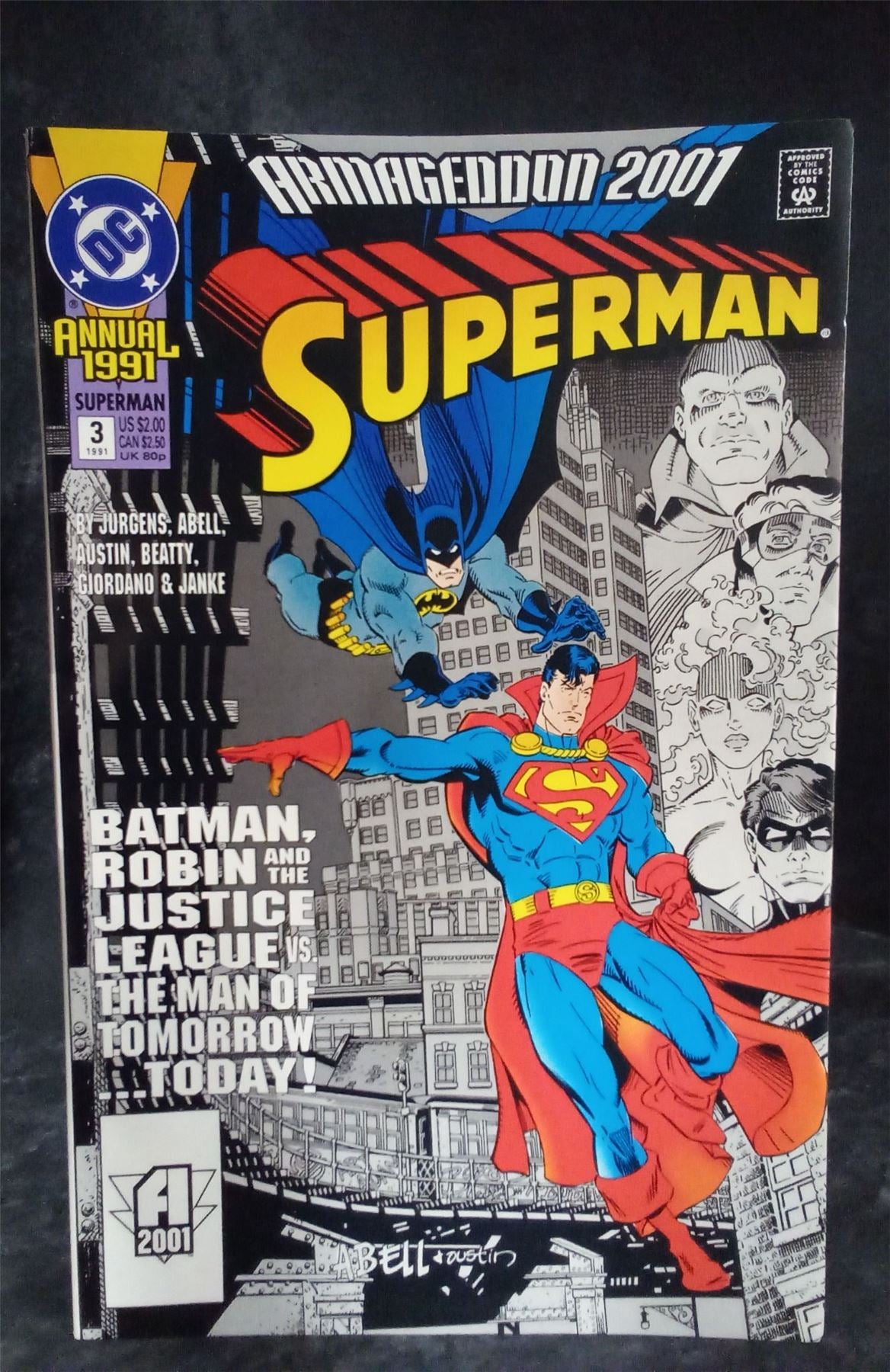 Superman Annual #3 1991 DC Comics Comic Book