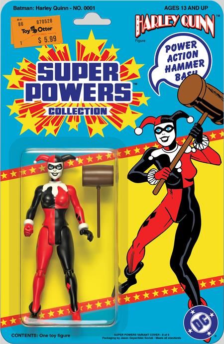 BATMAN HARLEY QUINN #1 FACSIMILE EDITION CVR B JASON GEYER & ALEX SAVIUK SUPER POWERS CARD STOCK VAR DC Comics Comic Book 2025