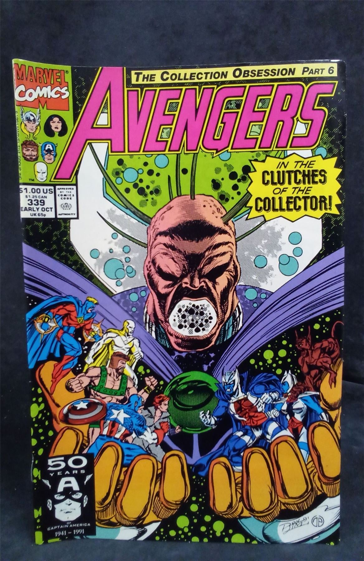 The Avengers #339 1991 Marvel Comics Comic Book