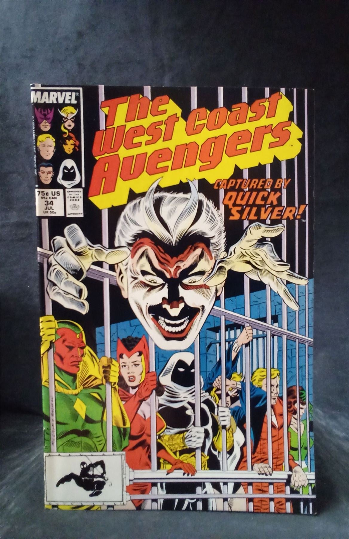 West Coast Avengers #34 1988 Marvel Comics Comic Book