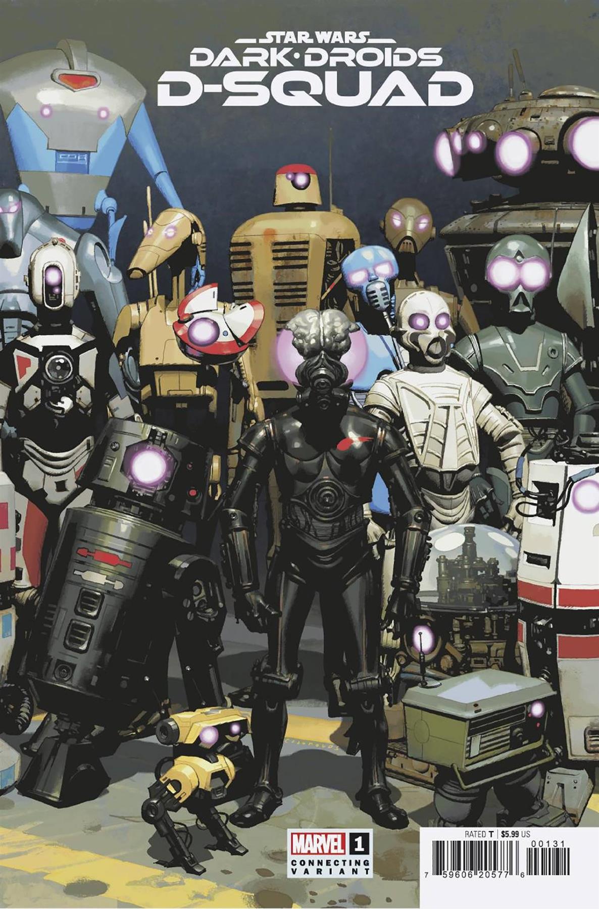 Star Wars Dark Droids D-squad #1 Casanovas Droid Connect Var (Casanovas Droid Connect Var) Marvel Prh Comic Book 2023