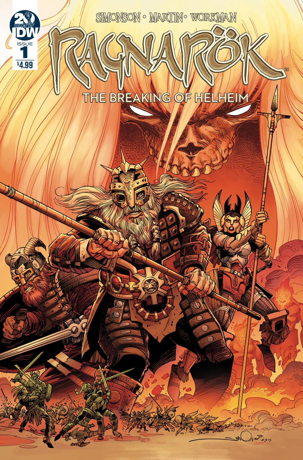 Ragnarok Breaking Of Helheim #1 (Cvr A Simonson) Idw Publishing Comic Book
