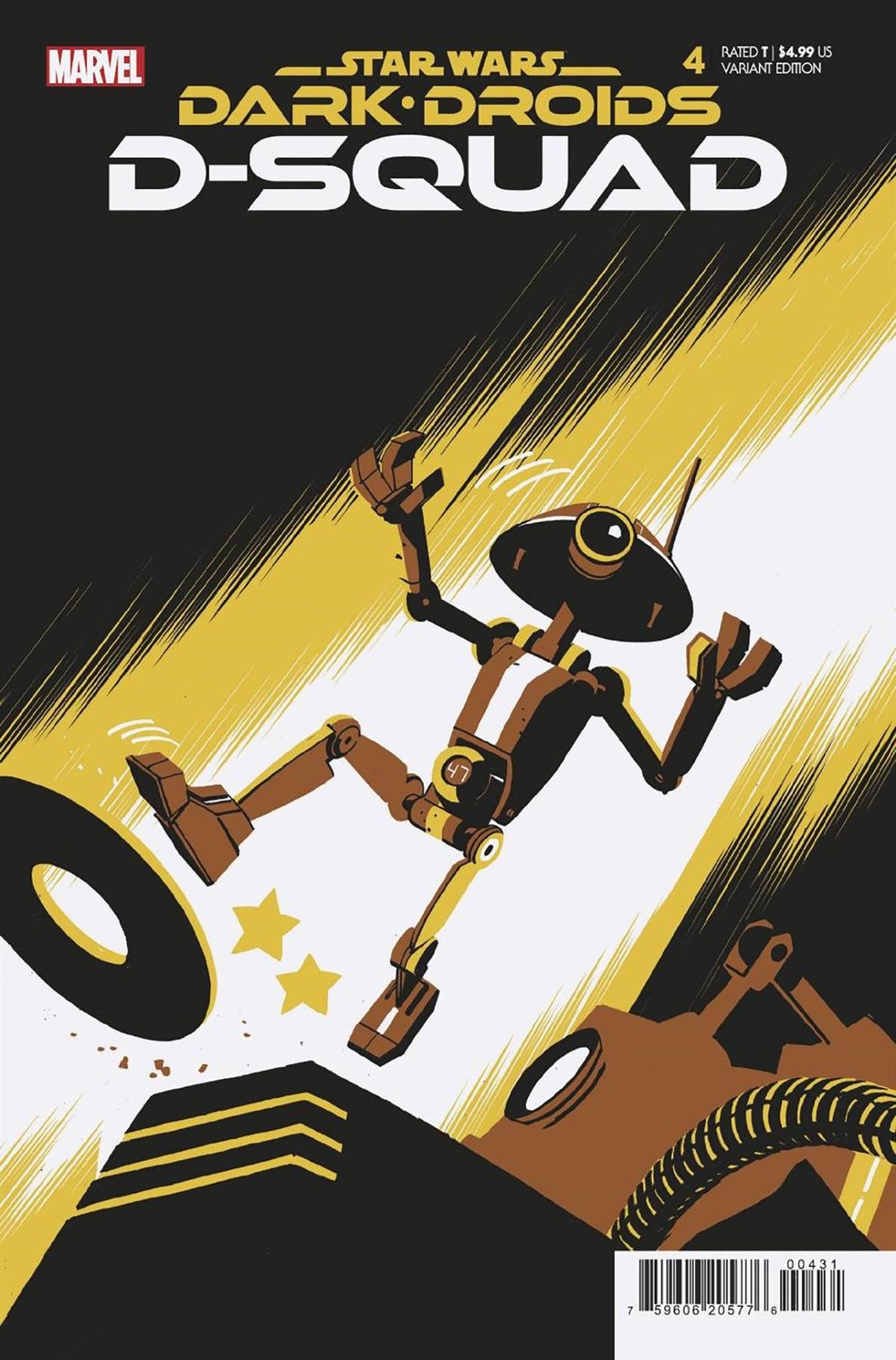 Star Wars Dark Droids D-squad #4 Wac-47 Tom Reilly Var (Wac-47 Tom Reilly Var) Marvel Prh Comic Book 2023