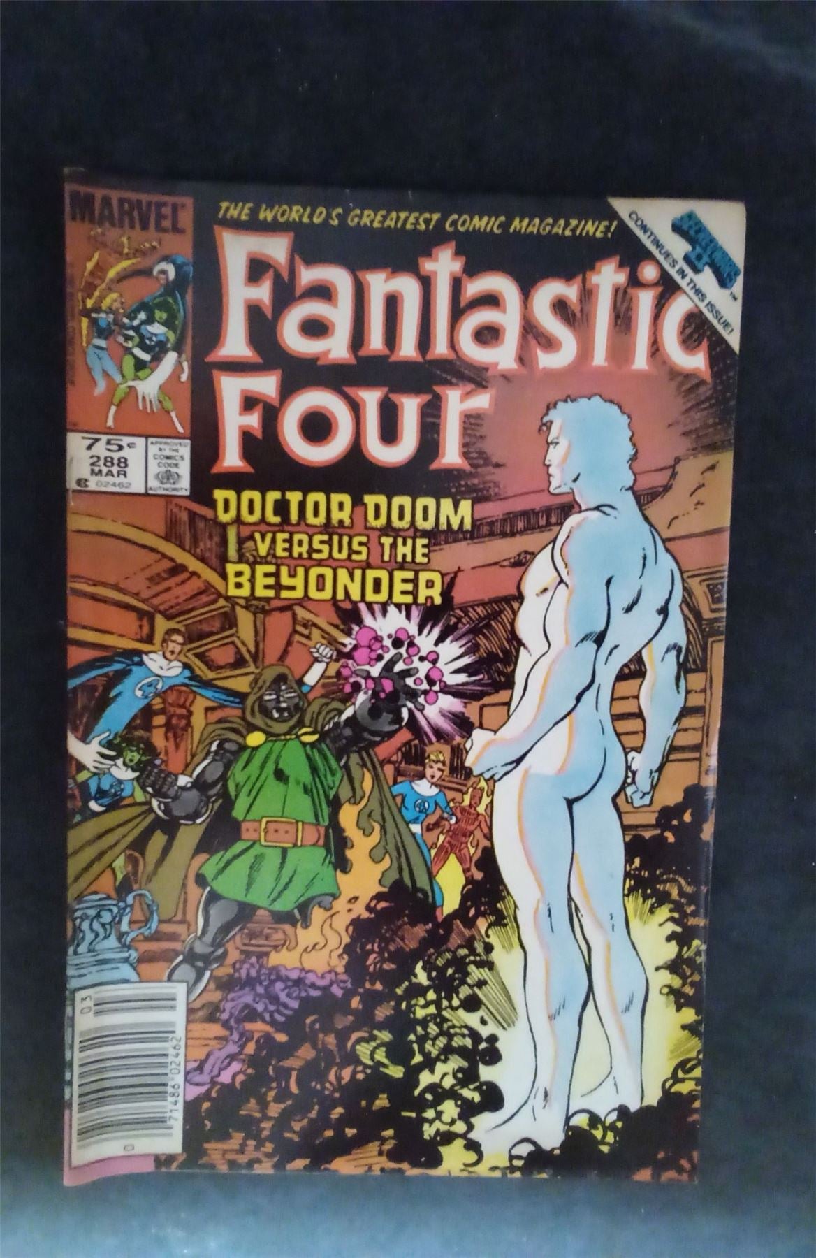 Fantastic Four #288 1986 marvel Comic Book