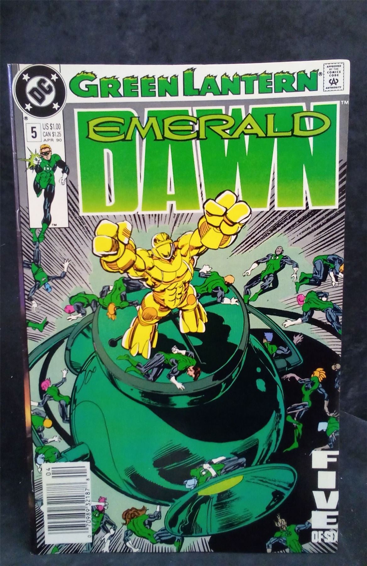 Green Lantern: Emerald Dawn #5 Newsstand Edition 1990 DC Comics Comic Book