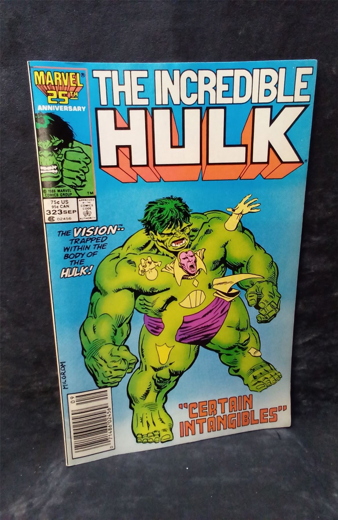 The Incredible Hulk #323 Newsstand Edition 1986 marvel Comic Book