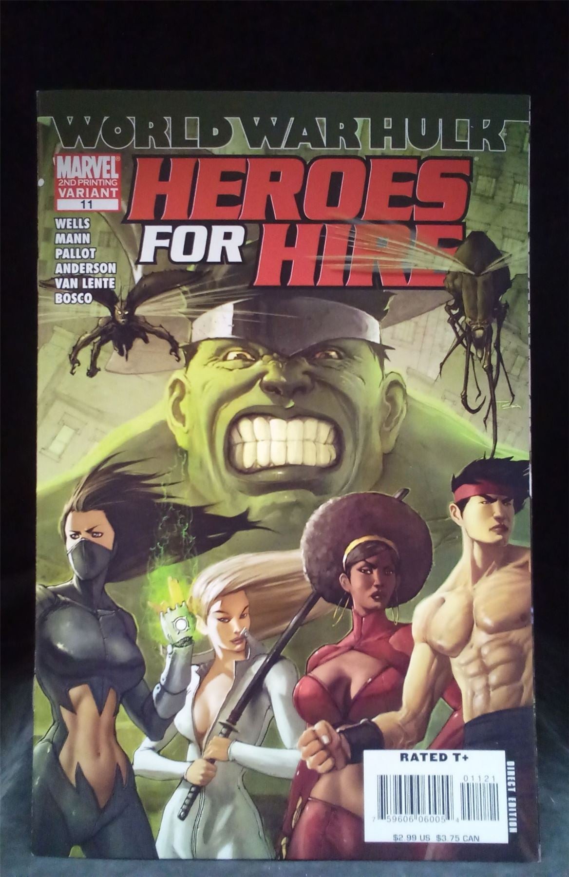 Heroes for Hire #11 SEC Comicsond Print Cover 2007 Marvel Comics Comic Book
