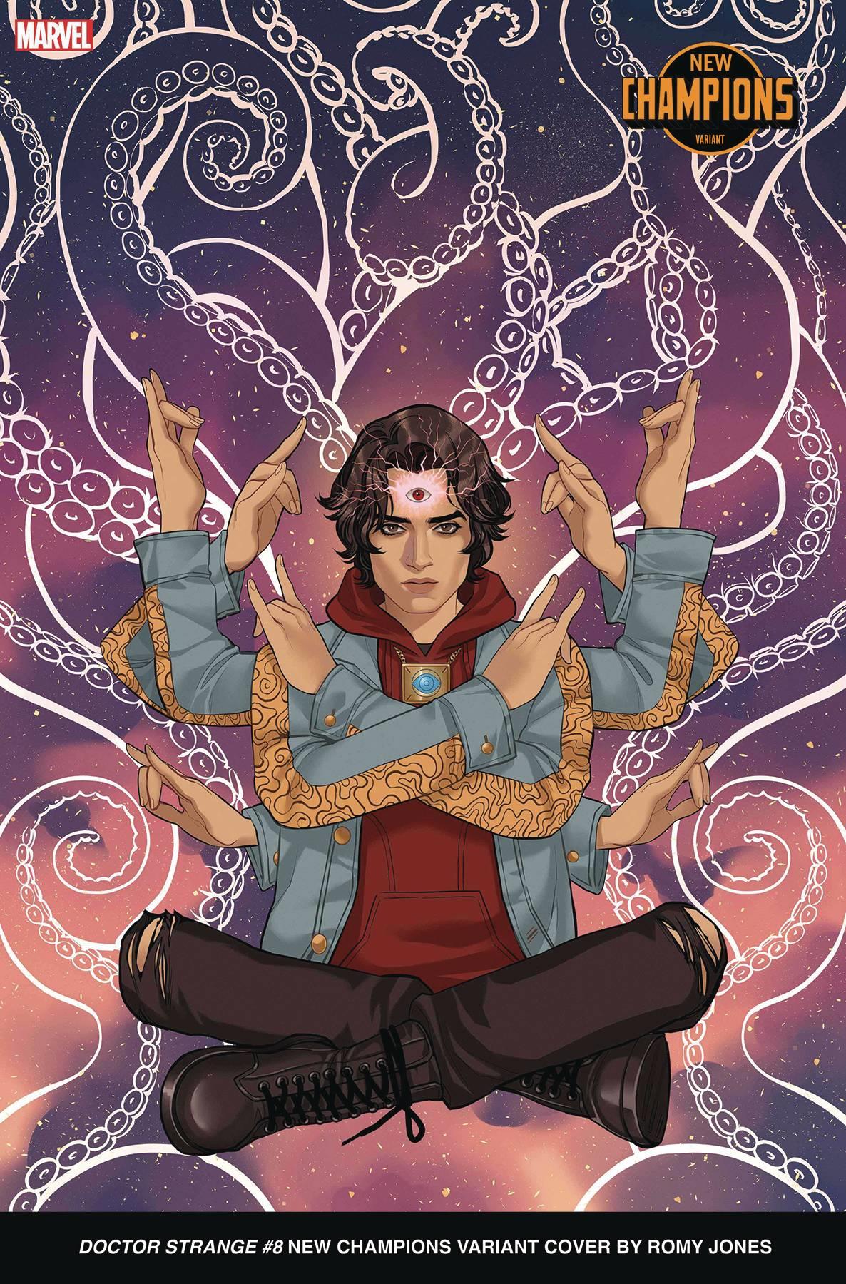Doctor Strange #8 Romina Jones New Champions Var (Romina Jones New Champions Var) Marvel Prh Comic Book 2023