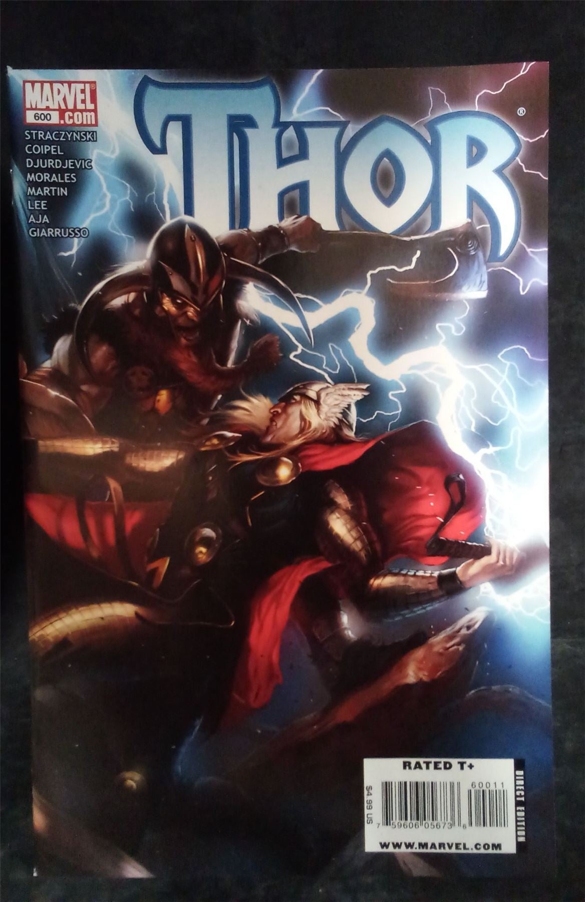Thor #600 Variant Edition - Marko Djurdjevic 2009 Marvel Comics Comic Book
