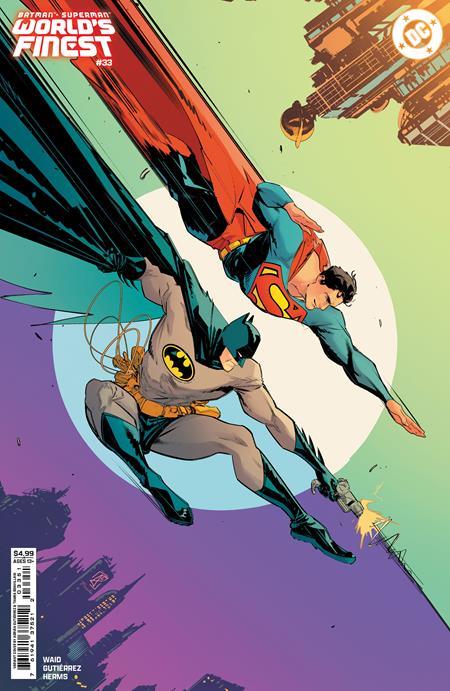 Batman Superman Worlds Finest #33 Cvr C Adrian Gutierrez Card Stock Var DC Comics Comic Book