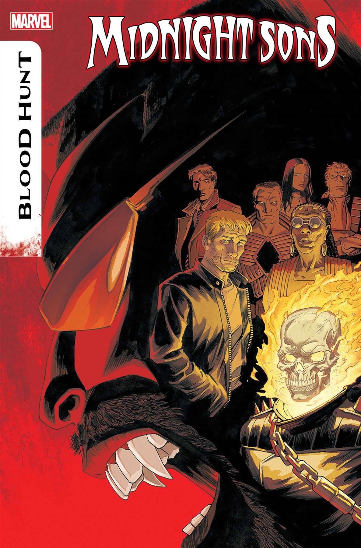 Midnight Sons Blood Hunt #1 Declan Shalvey Var (Declan Shalvey Var) Marvel Prh Comic Book 2024