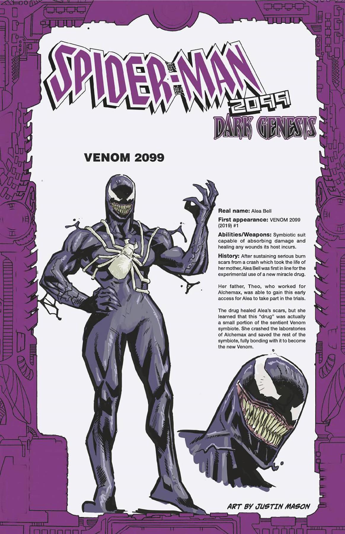 Spider-man 2099 Dark Genesis #5 (25 Copy Incv Mason Handbook Var) Marvel Prh Comic Book 2023