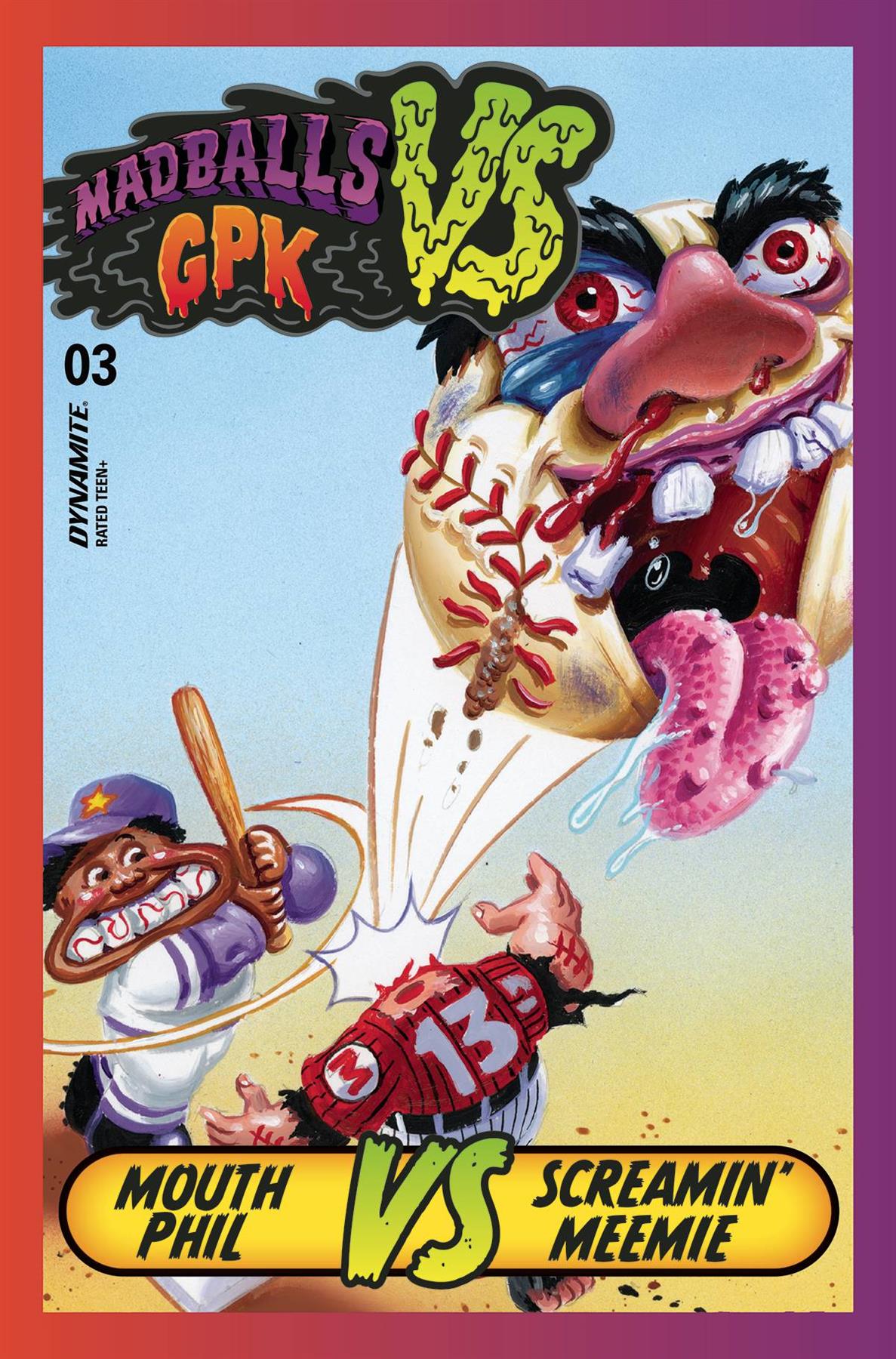 Madballs Vs Garbage Pail Kids #3 Cvr C Trading Card Dynamite Comic Book