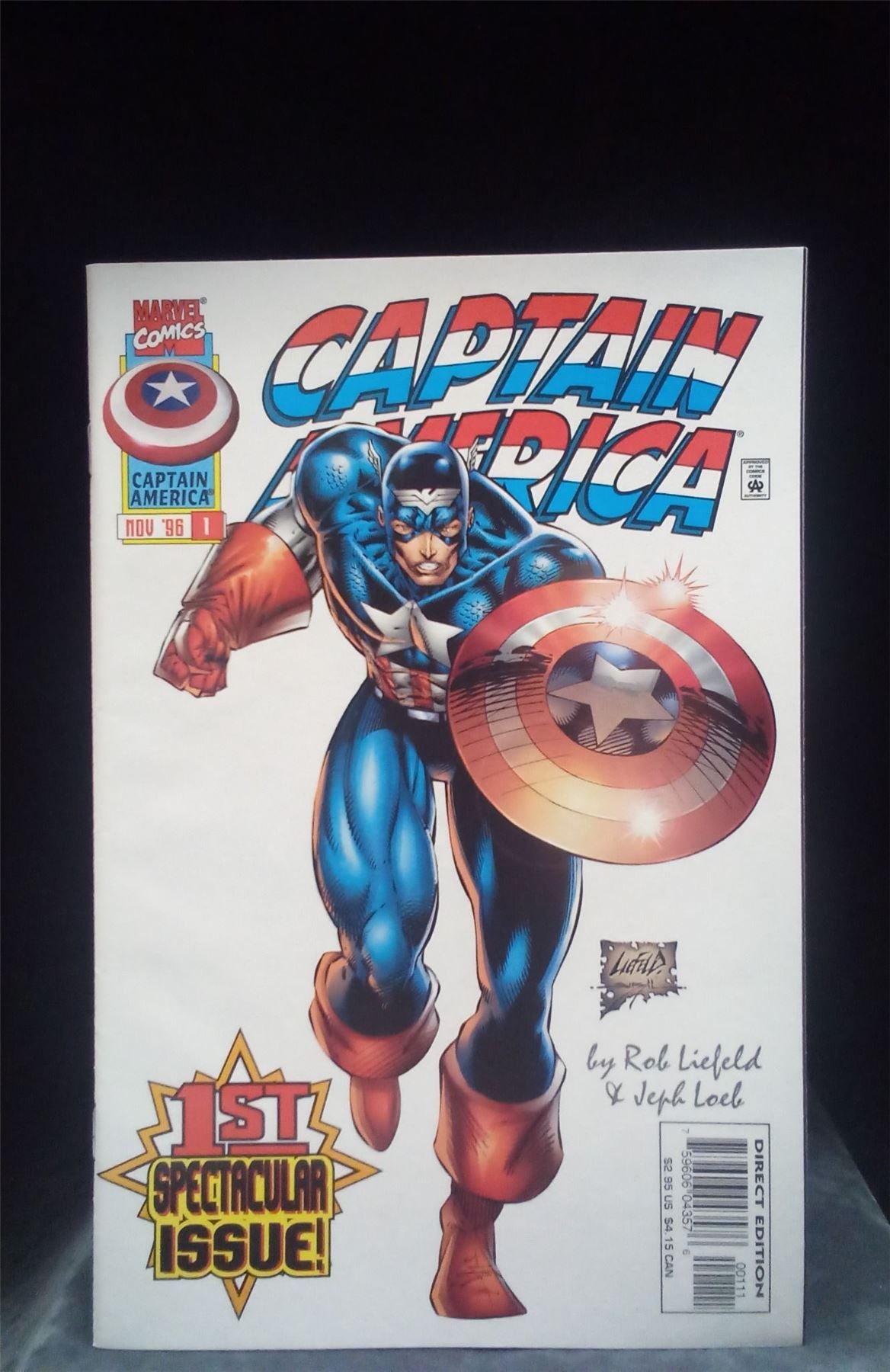 Captain America #1 1996 Marvel Comics Comic Book