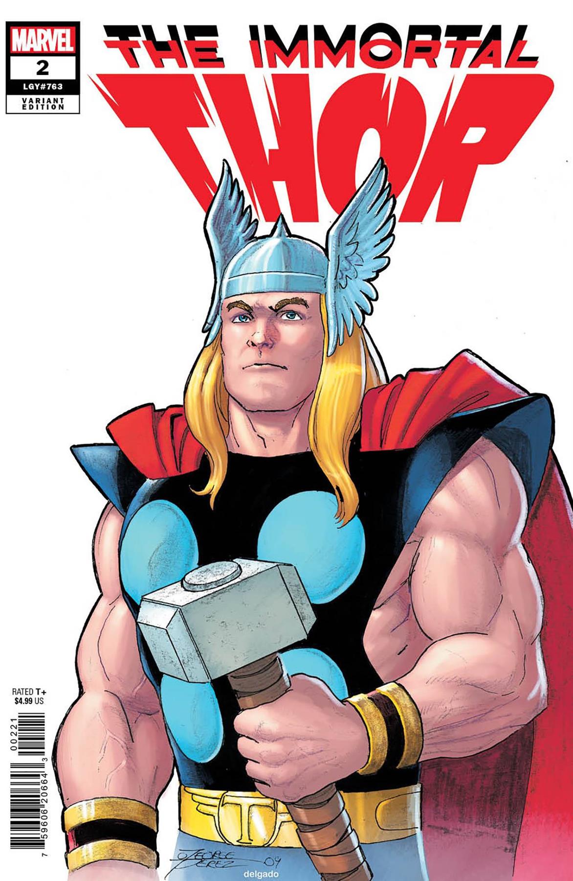 Immortal Thor #2 George Perez Var (George Perez Var) Marvel Prh Comic Book 2023
