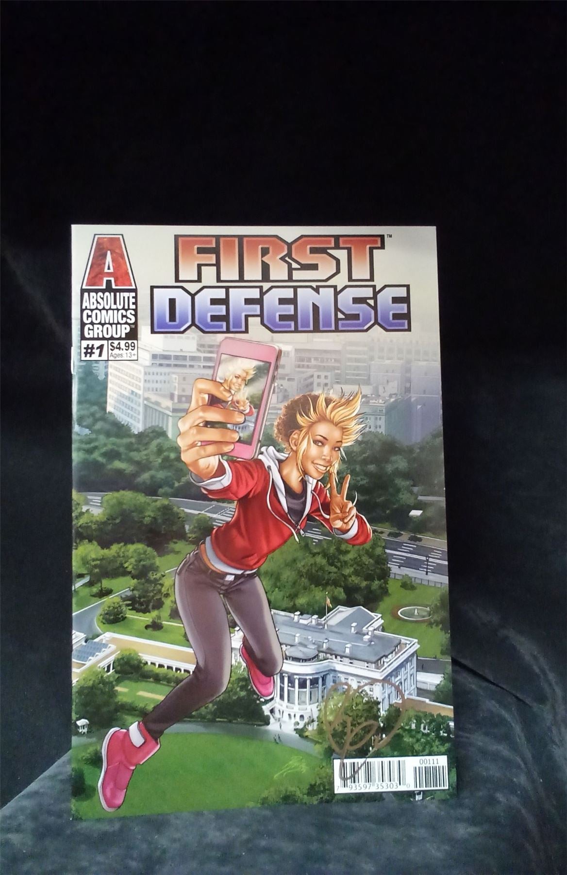 First Defense #1 signed by Benny Powell 2020 Comic Book